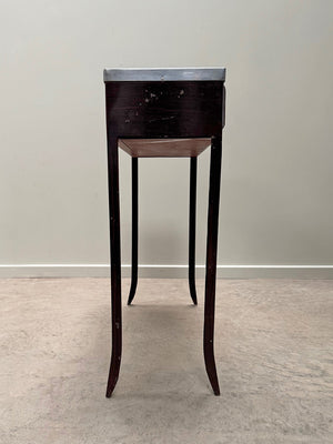 Metal side table