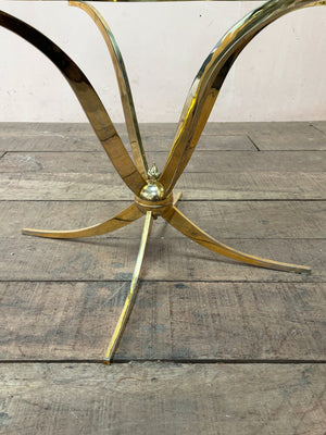 Brass coffee table