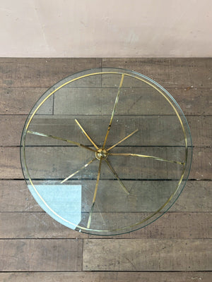 Brass coffee table