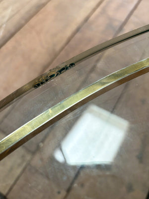 Brass coffee table