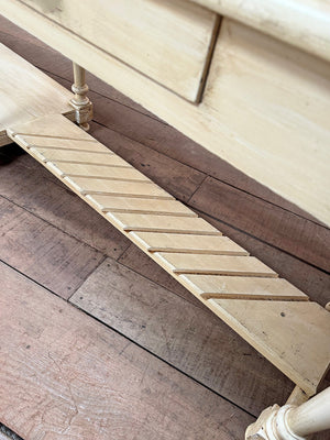 Cream painted draper's table