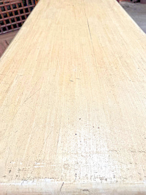 Cream painted draper's table