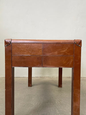 Leather desk