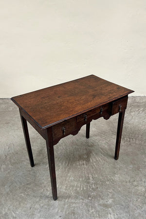Oak hall table