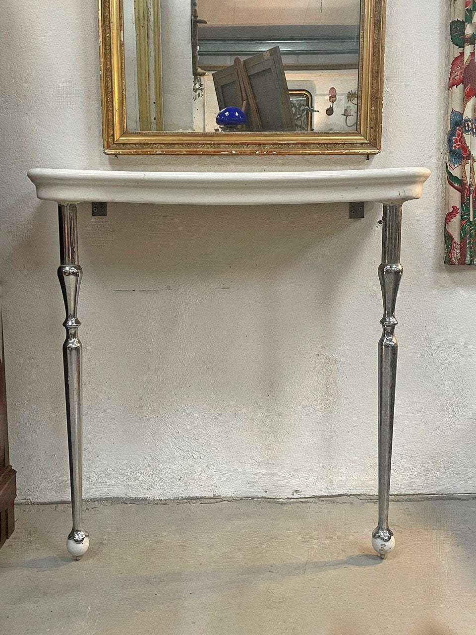 Porcelain top console table