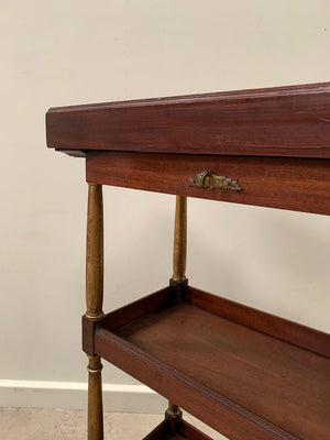 Tiered console table