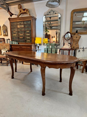 Large oval table