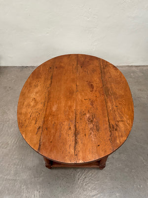 Oval top table