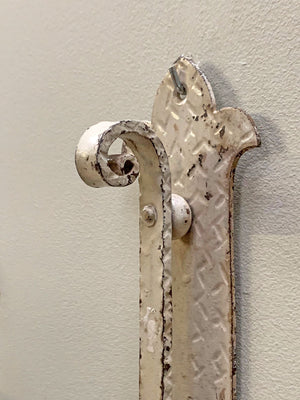 Cream painted candleholders