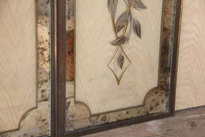 Pair of bronze framed windows