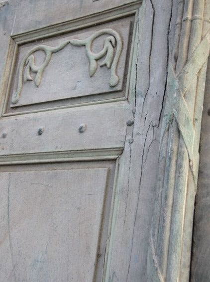 Pair of carved 17th century doors