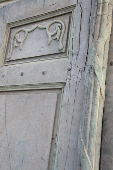 Pair of carved 17th century doors