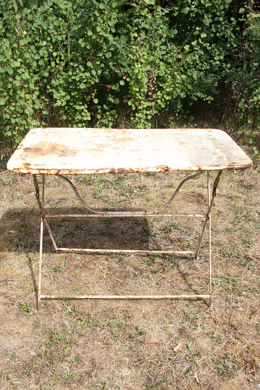 Metal garden deals tables for sale