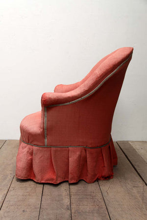 Crapaud armchair (Inc. restoration & re-upholstery. Ex. fabric)