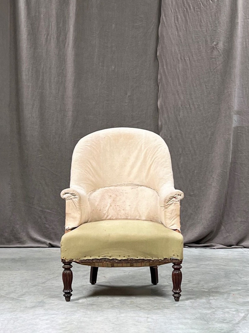High back armchair (inc. reupholstery, ex. fabric)