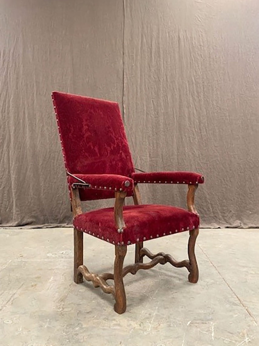 Mid 1800's reclining armchair 'as is'