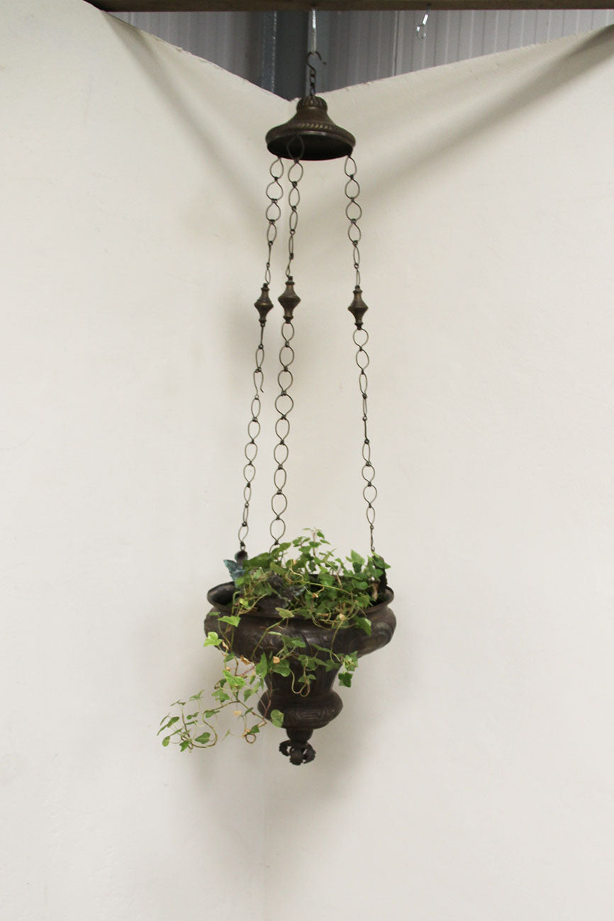 Art Nouveau hanging planter