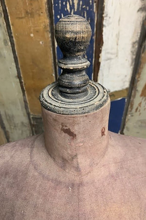 Mannequin on cast iron stand