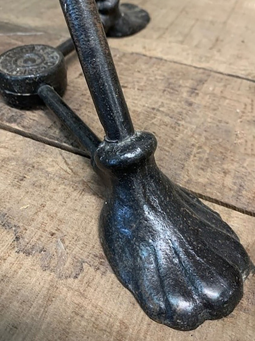 Mannequin on cast iron stand