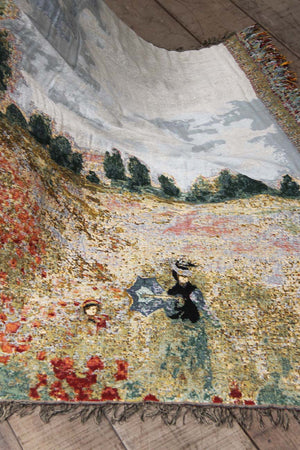 Claude Monet scene blanket/throw