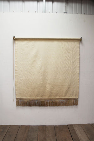 Pair of linen blinds (priced individually)