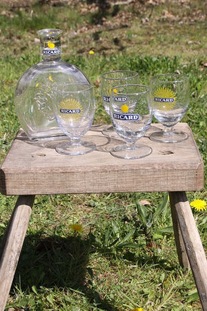 Ricard glasses and carafes