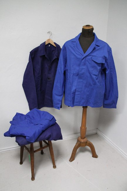 Bleu de travail (work jackets) Blue and black colours available