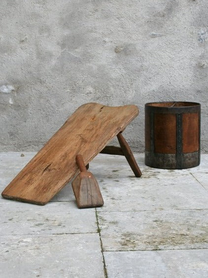 Washboard, paddle and planter