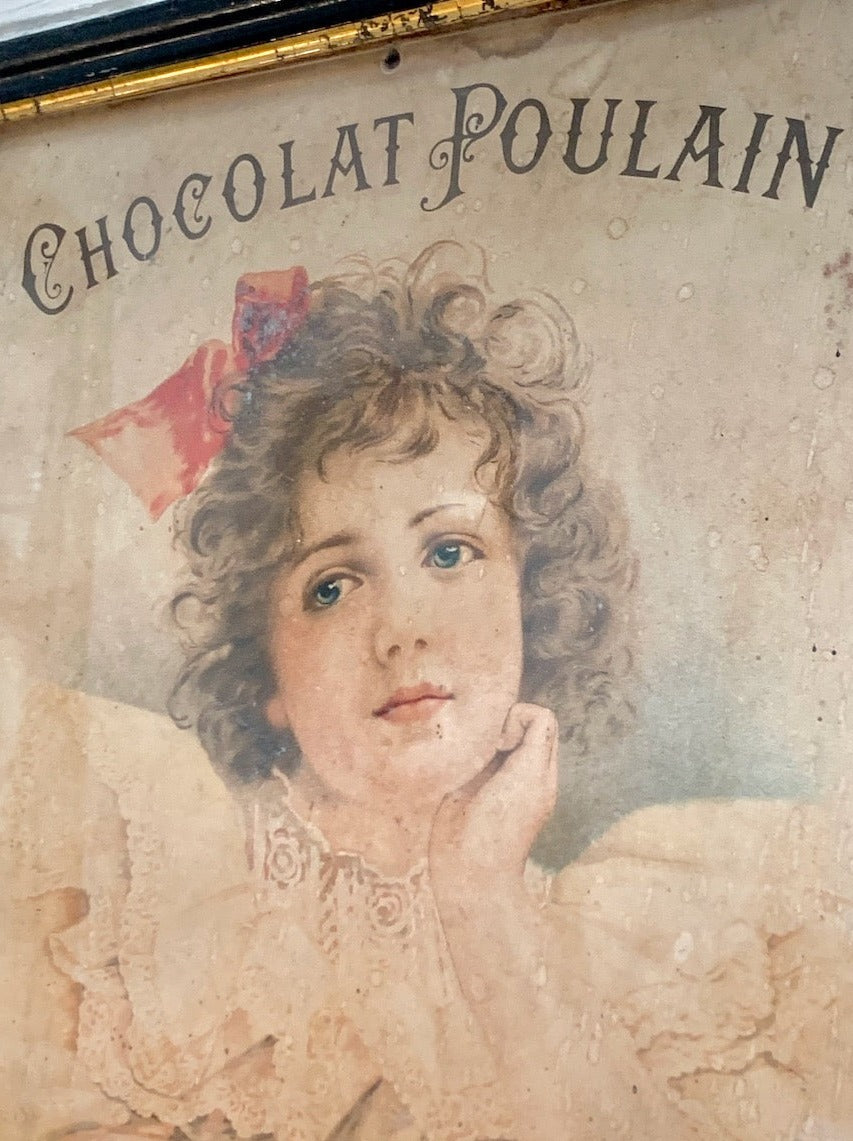 Vintage Chocolat Poulain poster - The French House York