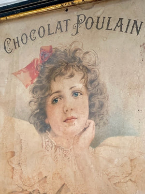 Vintage Chocolat Poulain poster