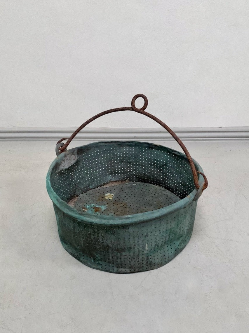Verdigris bucket