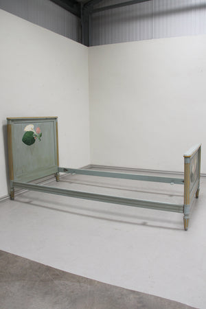 Painted single bed