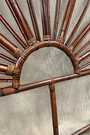 Rattan headboard