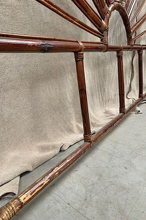 Rattan headboard