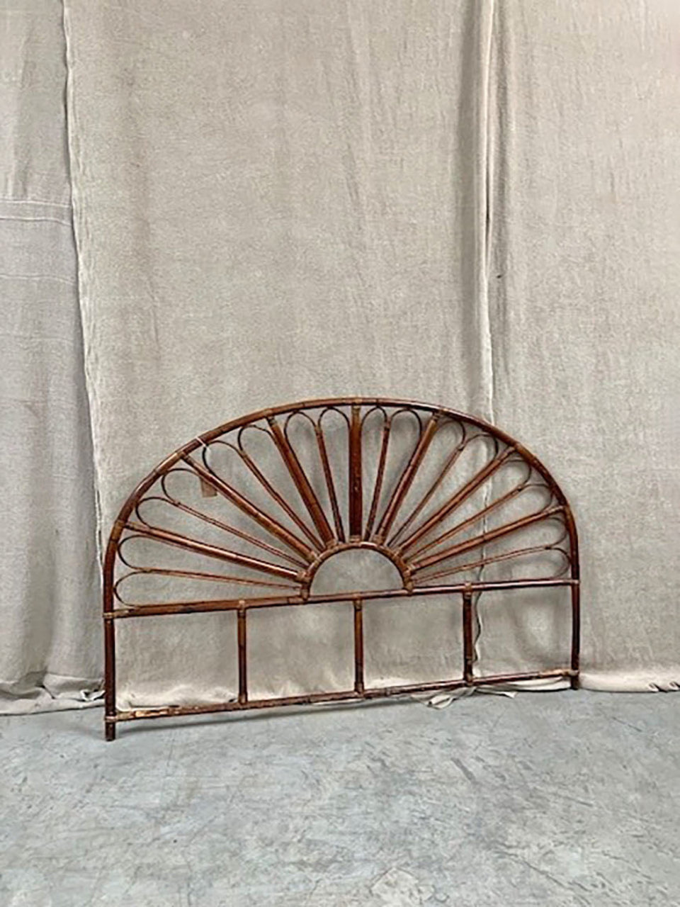 Rattan headboard