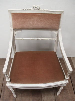 Pair Louis XVI style chairs
