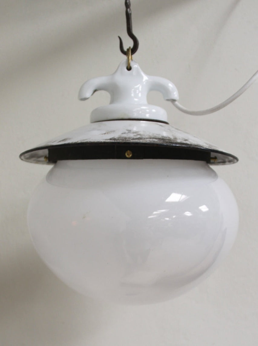 Bulbous pendant light