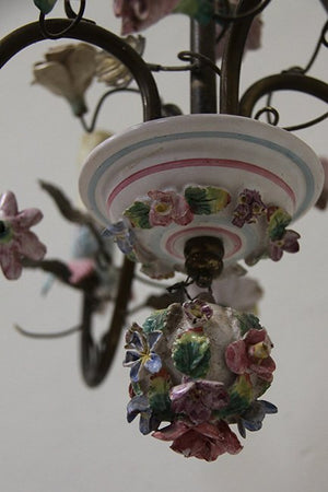 Porcelain flower light