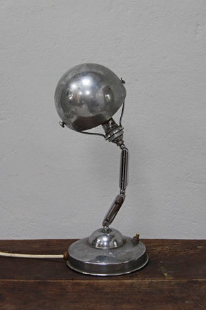Adjustable chrome lamp