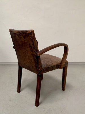 Leather bridge chair