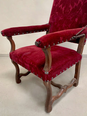 Mid 1800's reclining armchair 'as is'