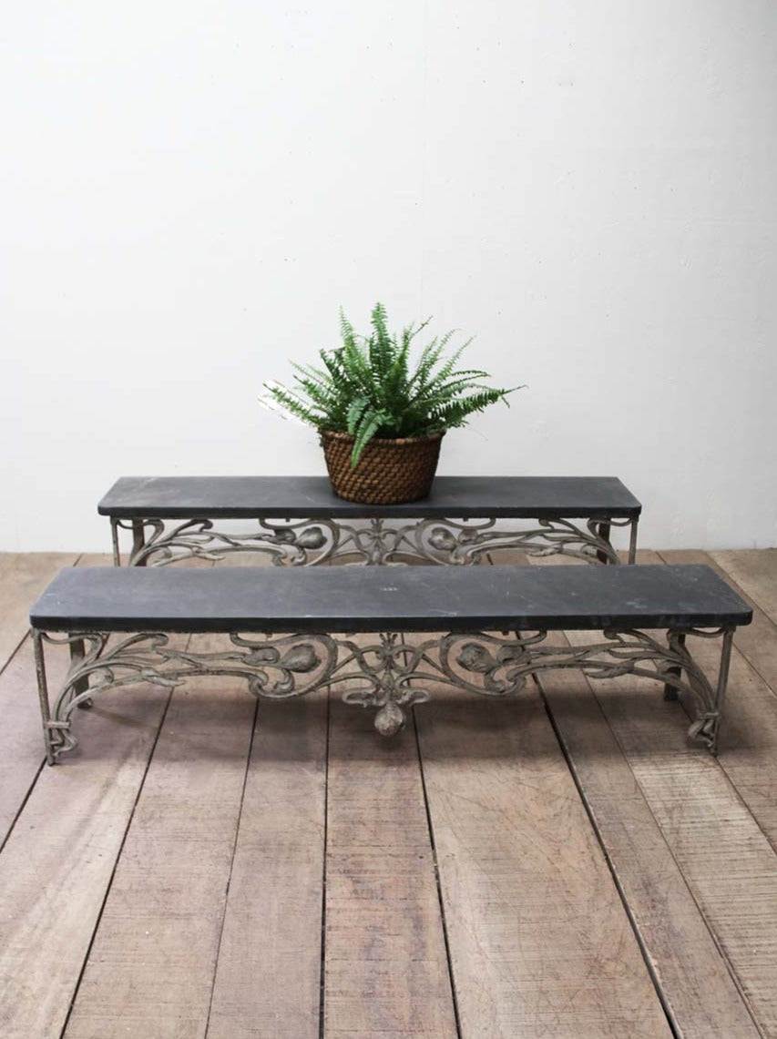 Two wall hung consoles (each)