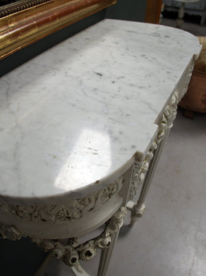 Console table with swag detail (Reserved)