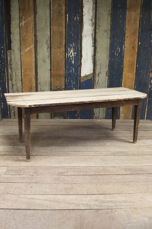 Rustic double round edge table