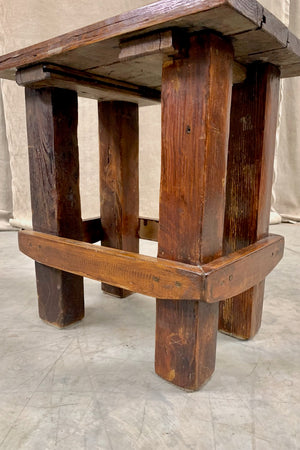 Rustic side table / stool