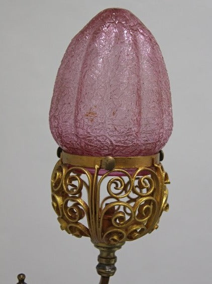 Raspberry shade wall light